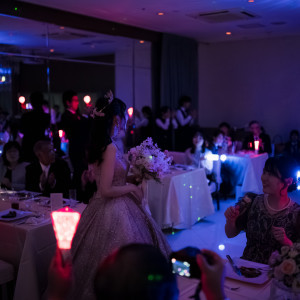 ペンライト23個|777142さんのアルモニーアンブラッセ ウェディングホテル/テイクアンドギヴ・ニーズウェディングの写真(2569130)