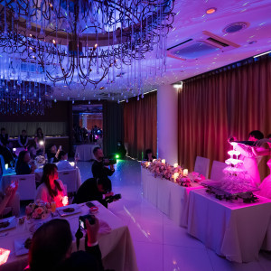 ペンライト|777142さんのアルモニーアンブラッセ ウェディングホテル/テイクアンドギヴ・ニーズウェディングの写真(2569136)