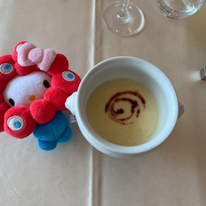 さつまいものスープ|777142さんのアルモニーアンブラッセ ウェディングホテル/テイクアンドギヴ・ニーズウェディングの写真(2569115)