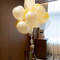 チャペル時のバルーンリレー