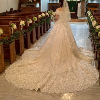 式場は少し小さいですが落ち着いた雰囲気でした。