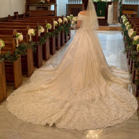 式場は少し小さいですが落ち着いた雰囲気でした。