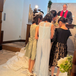 リングガールをお願いしました|777149さんのロックハート城ウエディングの写真(2573264)