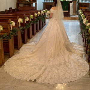 式場は少し小さいですが落ち着いた雰囲気でした。|777149さんのロックハート城ウエディングの写真(2568944)