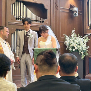 結婚証明書記名|777207さんのアニヴェルセル 大宮の写真(2569284)