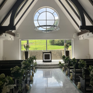 緑が見える素敵なチャペルです!|777217さんのガーデンレストラン&ウエディング メープルヒルの写真(2569293)