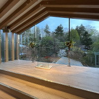 チャペルから見える庭の様子