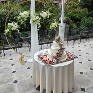 ウェディングケーキ|777282さんのシャトーレストラン ジョエル・ロブションの写真(2571389)