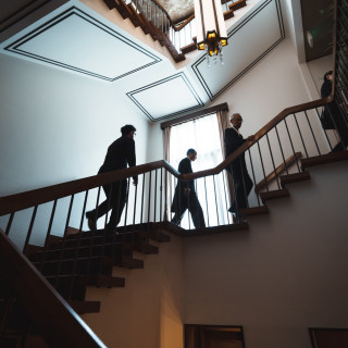 披露宴会場 階段