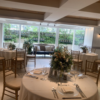 披露宴会場です