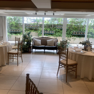 披露宴会場です