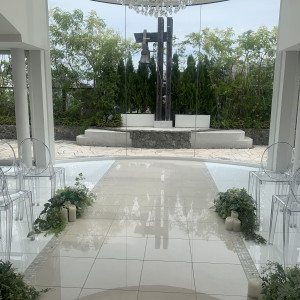 白を貴重としたチャペルです|777359さんのルシェルブラン表参道の写真(2570825)