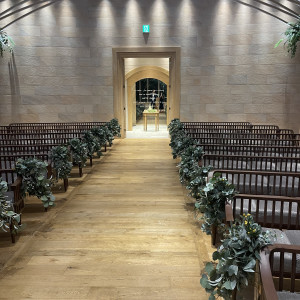 チャペル入り口側|777364さんのampersand By LAGUNAVEIL ATELIER(アンパサンド)の写真(2569925)