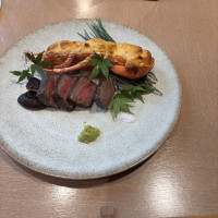 近江牛とオマール海老