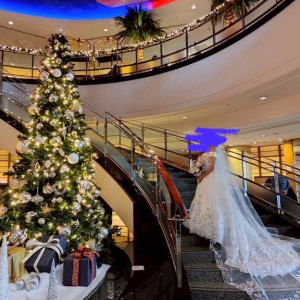 階段前で撮影|777379さんの横浜ベイホテル東急の写真(2600522)