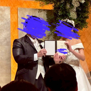 婚姻承諾書|777379さんの横浜ベイホテル東急の写真(2600557)