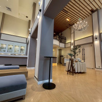 受付をするロビー