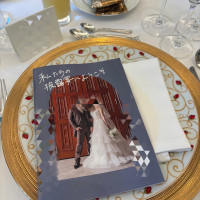 席札・プロフィールブックなどペーパーアイテムは自作です