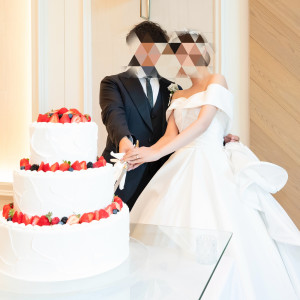 ウェディングケーキは食べるところ以外イミテーションです|777387さんの大宮璃宮（おおみや りきゅう）の写真(2570053)