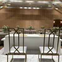 披露宴会場　自分たちが座る時の目線