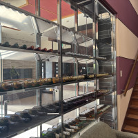 待合スペース⑷
ワインセラーがありオシャレ！