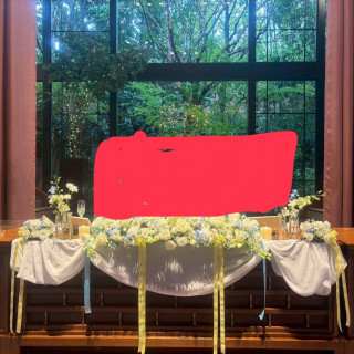 お花の打合せも丁寧で、希望通りに仕上げてくれました。