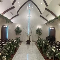 バージンロードが見学した他の会場よりも短くてよい