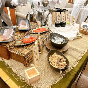 試食会でいただいたお茶漬けビュッフェ|777436さんのRouge Blanc（ルージュ：ブラン）●BRASSグループの写真(2570290)