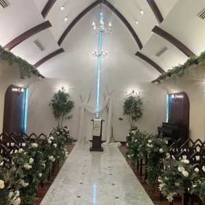 バージンロードが見学した他の会場よりも短くてよい|777436さんのRouge Blanc（ルージュ：ブラン）●BRASSグループの写真(2570292)