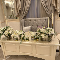 披露宴会場ノッティングヒルの新郎新婦席