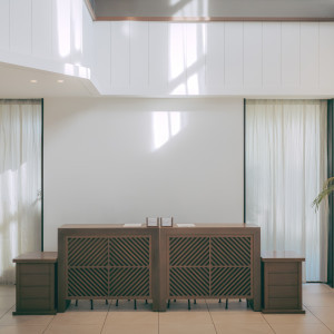 バンケット棟入り口にある受付台、この横にはロビー。|777446さんのTHE SURF OCEAN TERRACE(ザ・サーフ オーシャンテラス)の写真(2572167)