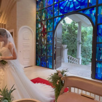 挙式会場（後）ステンドガラス