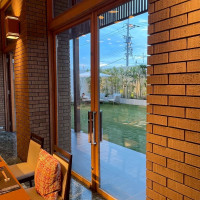 披露宴会場からガーデンの景色