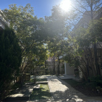 アーチになってるガーデン