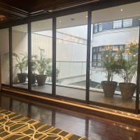 2F披露宴会場からみたお庭