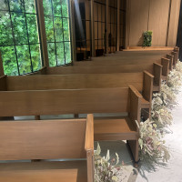 チャペルゲストの座るところ