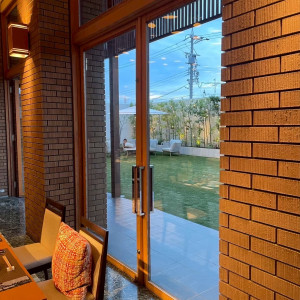 披露宴会場からガーデンの景色|777463さんのAMANDAN TERRACE ～アマンダンテラス～の写真(2571867)