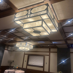 3F披露宴会場のシャンデリア|777463さんのザ・グローオリエンタル名古屋の写真(2576839)