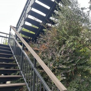 ガーデンから2階へ続く階段|777463さんのAMANDAN TERRACE ~アマンダンテラス~の写真(2571515)