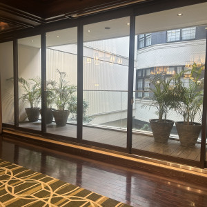 2F披露宴会場からみたお庭|777463さんのザ・グローオリエンタル名古屋の写真(2576834)