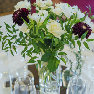 テーブル装花|777472さんの神戸セントモルガン教会の写真(2575285)