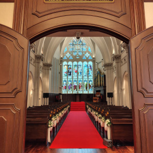 チャペル扉前から|777472さんの神戸セントモルガン教会の写真(2573012)