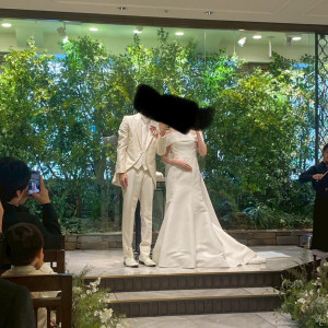 指輪交換|777508さんのInStyle wedding KYOTO/テイクアンドギヴ・ニーズウェディングの写真(2570976)