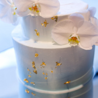 会場の雰囲気と合うケーキでお願いしました