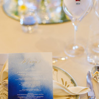 メニュー表やネームハンカチなどが素敵でした