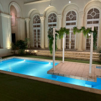 夜になるとガーデンの雰囲気もかわり、一段と素敵です