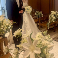 ブーケと馴染むコーディネートです