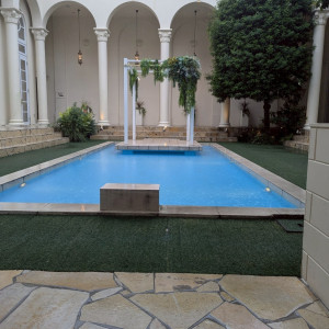 ガーデンで写真撮影を楽しめます|777527さんのアーフェリーク迎賓館（熊本）/テイクアンドギヴ・ニーズウェディングの写真(2572241)