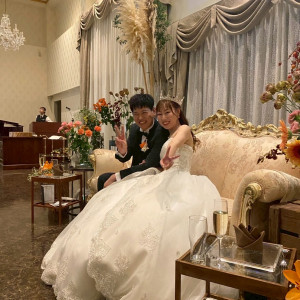 新郎新婦席|777534さんのシャトー ラ・パルム・ドールの写真(2571139)