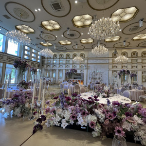 メインテーブルからみた会場|777612さんのザ・ロイヤルクラシック福岡の写真(2575228)